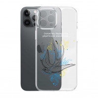 Патриотический чехол для iPhone 13 Pro с рисунком "Соловей"